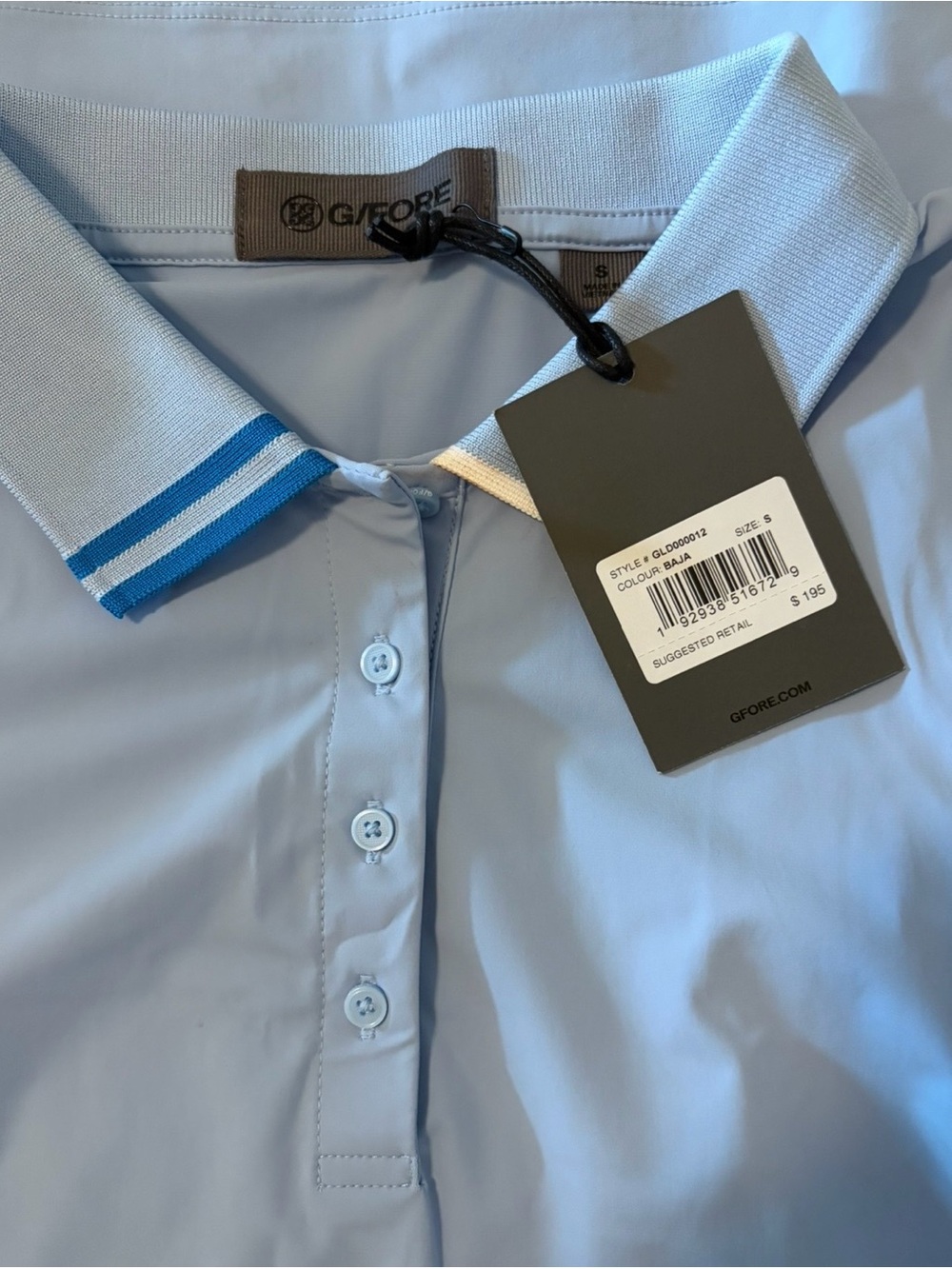 Gfore Warp Knit Polo Golf Dress Baja - Picture 5 of 5